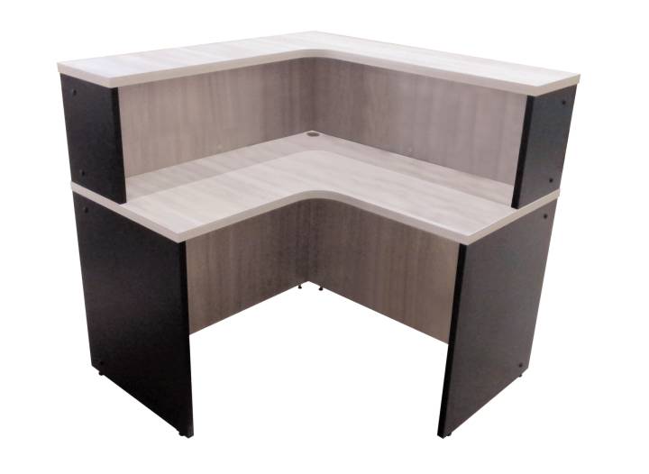 tampo superior 30mm ou 40mm e tampo inferior mdp 15mm com bordas engrossadas p/ 30mm ou 40mm - acabamento fita de borda - pés painel 25mm cores preto, cinza, bege ou argila